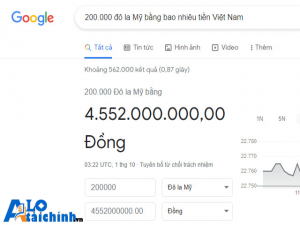 2 nghìn đô là bao nhiêu tiền Việt